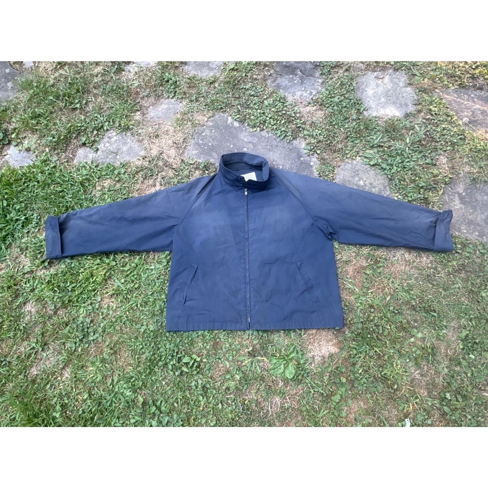 Vintage London Fog‎ Lightweight Jacket Mens 50R Navy Full Zip